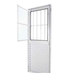 porta de aluminio post vd bor 210x80 crv portas