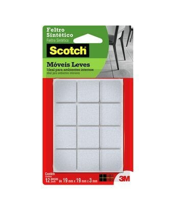 FELTRO QUADRADO SCOTCH BRANCO G 3M