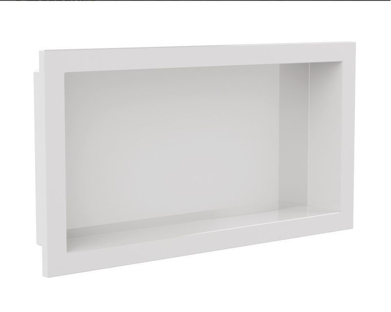 NICHO PARA BANHEIRO DE EMBUTIR 30X60 BRANCO METASUL