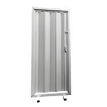 PORTA PVC 84X210 SANFONADA CINZA MULTILIT
