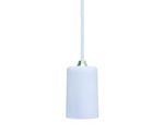 PENDENTE E27 DOT METAL BRANCO TASCHIBRA