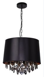 LUSTRE-2XE27-HEMERA-PRETO-TASCHIBRA