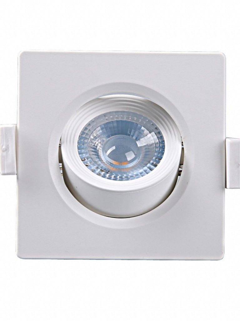 SPOT ALLTOP LED EMBUTIR 5W QUADRADO 3000K TASCHIBRA