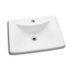 CUBA DE SOBREPOR SUÍTE 54X44,5CM BRANCO INCEPA