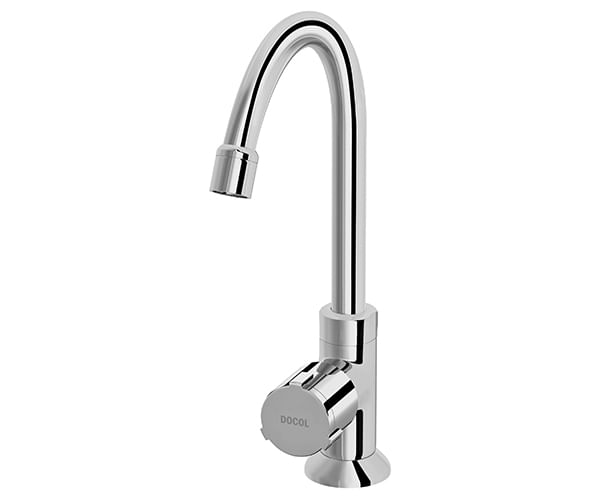 TORNEIRA DE MESA RIVA PARA COZINHA 00489606 1/2 CROMADO DOCOL