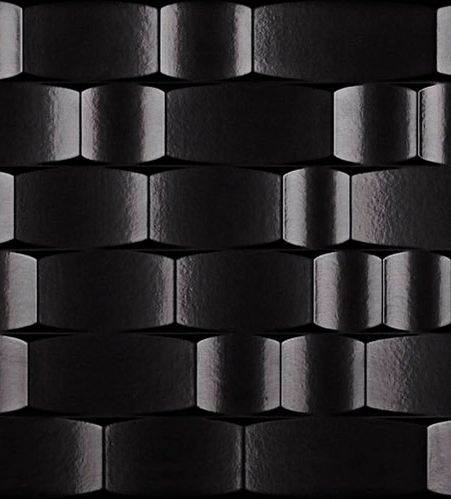 Produto  Blocks Black 30x30 Mate - Portobello