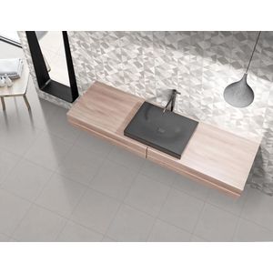 porcelanato (a) retificado/granilhado quebec dark 61x61 gaudi