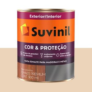 tinta esmalte brilhante cor e protecao 900ml suvinil marfim nobre - 53379200