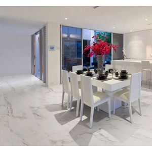 porcelanato (a) retificado/acetinado calacata 84x84 delta