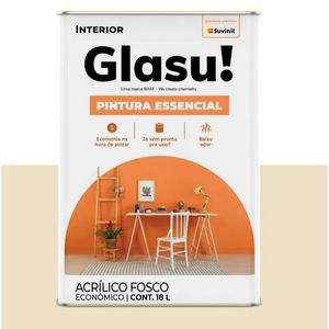 tinta glasu essencial acrilico fosco 18l suvinil