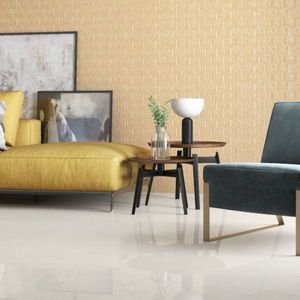Porcelanato (A) Polido Crema 90X90 Eliane