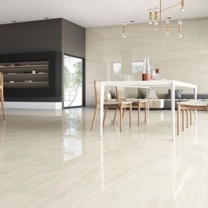 Porcelanato (A) Polido Travertino Cl 90X90 Eliane