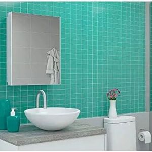 espelheira de plastico embutir/sobrepor versatil 35.5x30.5x10cm astra