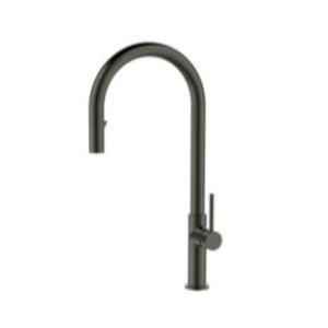 Misturador de Cozinha Mesa Monocomando Bica Movel Flex Bayoz  Cinza
