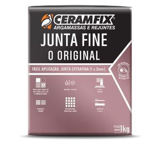 Rejunte Junta Fine O Original 01Kg Ceramfix