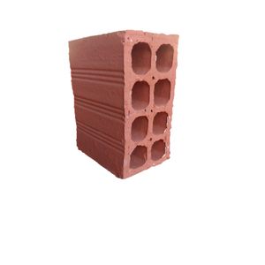 Meio Tijolo 08 Furos 09X19X14.5 Ceramica Mpj