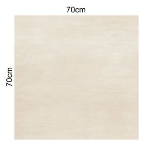 porcelanato (a) retificado/polido unique bege 70x70 delta