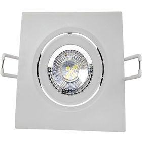 spot led embutir/quadrado authentic 3w 6500k avant