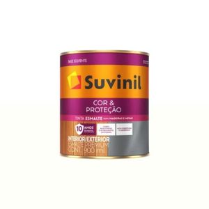 Tinta Esmalte Acetinado Cor E Protecao 900Ml Suvinil Branco
