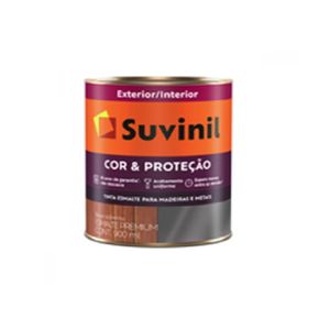 Tinta Esmalte Brilhante Cor E Protecao 900Ml Suvinil Marrom