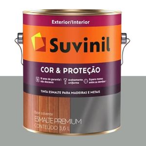 Tinta Esmalte Brilhante Cor E Protecao 3.6L Suvinil Platina