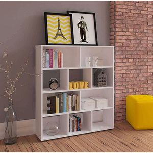 estante book rustico 109x25x91cm artely