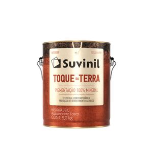 Massa Fosco Toque Da Terra 05Kg Suvinil Alaranjada