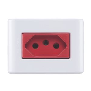 Caixa Modular Sobrepor 1Tom 2P+T Lizflex 20A Tramontina