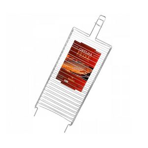 grelha churrasco gaucho p/peixe 19.5x39.5 grilazer