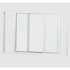 Janela De Aluminio Correr L25 Nobre 2F 150X100 Crv Portas
