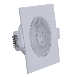 spot quadrado cob pp 5w startec