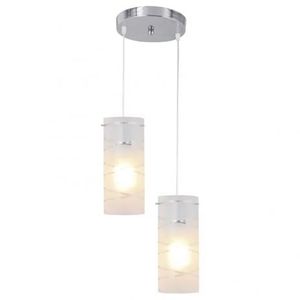 Pendente Vidro First 2Xe27 Bronzearte  - Ax294102Pdv2