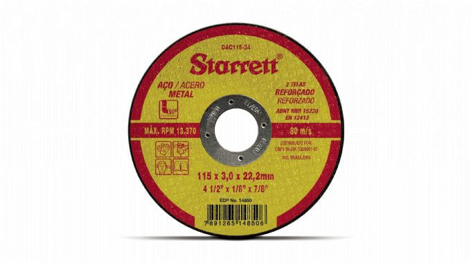 Disco_Corte_Dac11534_115X3Mm_Starrett_8132110