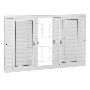 Janela De Aco Veneziana Ideal 120X100X12 Crv Portas