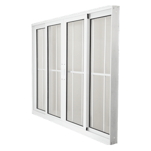 janela de aluminio correr nobre 4f 200x120 crv portas