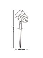 Espeto_Led_Jardim_Noir_Mr11_3W_Taschibra_8200111