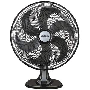 Ventilador Oscilante Mesa Turbo 6P Prem 50Cm Ventisol Preto 127V - 4259