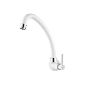 Torneira Para Cozinha Parede Bica Movel Lagune Viqua Branco  - 1150402
