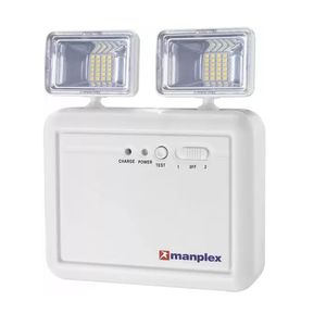 bloco emergencia autonomo led 1200 lumens manplex