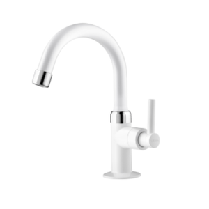 Torneira Para Lavatorio Mesa Bica Alta Lagune Viqua Branco  - 1150702