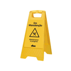 placa identificadora em manutencao goedert