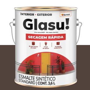 Tinta Brilhanteseca Rápido Glasu 3.6L Suvinil Marrom