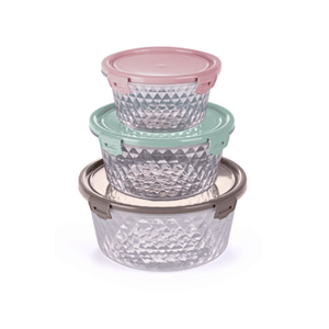 Kit Pote Cristal Red Plasvale