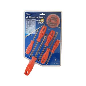 kit chaves fenda c/bits western etilux