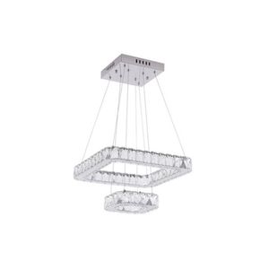 Pendente Led Quadrado Tokyo 36W Bronzearte