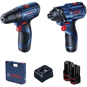 combo parafusadeira gsr120li+gdr+2b bosch