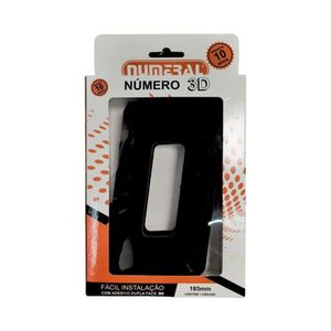 numero quadrado 0 3d numeral