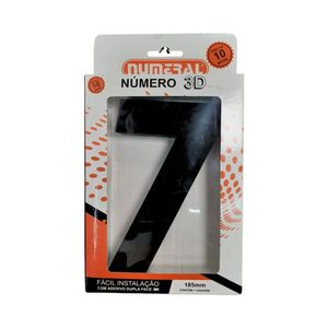 numero quadrado 7 3d numeral