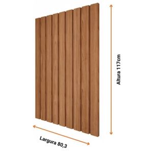 Painel Ripado  80Cm Mgm Moveis