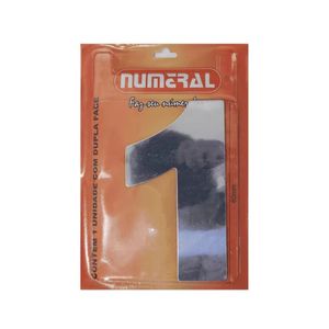 numero  1 espelhado 60mm numeral